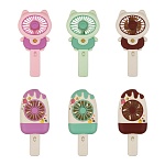 вентилятор ручной портативный, 1 скорость, 1,5v, 2хаа/ааа, pp, 9х5,5х18 см, тм игроленд интернет-магазин «Барс»