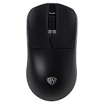 компьютерная мышь беспроводная by office 2.4ghz,4d,тихий клик,800-1600dpi,softtouch,2xaаa,черный от магазина Барс