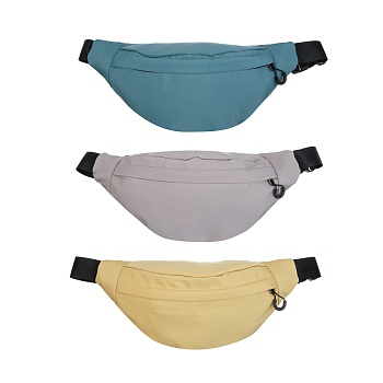 сумка поясная молодежная тм юl basic, полиэстер, 36х16х8см, 3 цвета