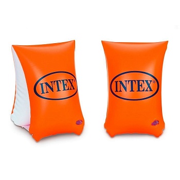 intex нарукавники надувные deluxe 30x15см от 6 до 12 лет 58641