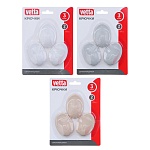 крючки самоклеящиеся тм vetta, пластик, 3 цвета, 3шт от магазина Барс