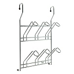 полка для стаканов тм vetta, 23,5x11x34cм, хромированная сталь от магазина Барс