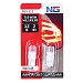 NG Лампа светодиодная T10 (2SMD-2835),12В,белый, 2 шт., блистер
