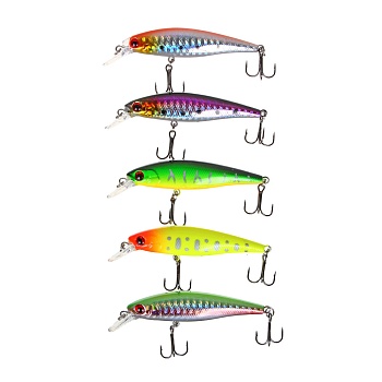 azor fishing воблер "фрай минноу", f, 5,8гр, 75мм, 0,0-1,0м, 5 цветов