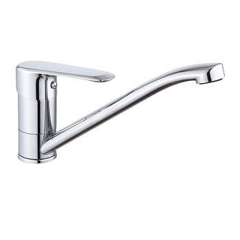 rain смеситель для кухни гранат, низкий излив, картридж 35мм, латунь, хром