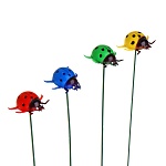 фигурка на стержне "божья коровка" тм inbloom, 2.5х2.2х25см, pvc, металл от магазина Барс