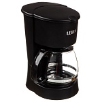 leben кофеварка капельная 650вт, стеклянная колба 650 мл интернет-магазин «Барс»