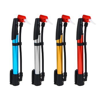 silapro насос велосипедный (шредер, преста) , 32.5х2.7см, пластик, металл, 4 цвета