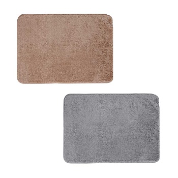 коврик для ванной fluffy, тм vetta, 50x80 см, микрофибра, резиновая подложка trp, 2 цвета от магазина Барс