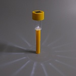 inbloom фонарь садовый на солн. батарее, 4.5x4.5x31см, 1x1.2v 40mah ni-mh, 1led*белый, пластик от магазина Барс