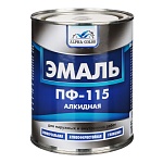 alpha color эмаль черная пф 115 0,8 кг.