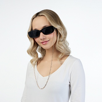 юl цепочка для очков, пластик, биж.сплав, 65см, дизайн 2