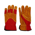 inbloom перчатки садовые xl, 26х12см, 150г (+-10г), спилок, полиэстер 