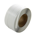 стреп лента 15мм*1,0мм (1,2 км), белая, (нагрузка на разрыв max 300 кг/с)