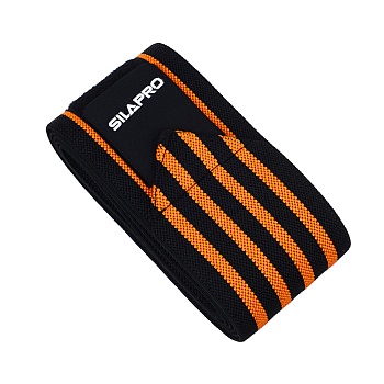 silapro бандаж-лента фиксирующий колено, 182x8см, 68% нейлон, 25% латекс, 7% полиэстер