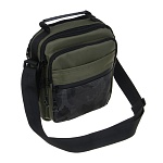 юl фьючер сумка мужская из водооталкивающей ткани, 6 отделений, пэ, 24х20х10см,хаки, мп-1