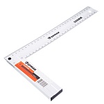 угольник столярный 300мм ермак алюминиевый литой