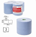 бумага протирочная с центр. вытяжкой, laima (w1/w2) premium, 200м, 2слоя, 667листов 22х30см, 4рул/уп