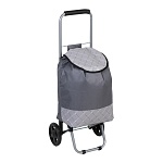 тележка + сумка, до 30кг тм vetta, 30х22х86см, 21л, полиэстер, колеса эва d14,5см, цвет серый от магазина Барс