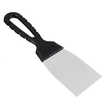 шпатель металл (нерж.)., пластиковая ручка 60 мм 