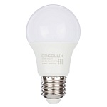 ergolux led-a60-10w-e27-4k (эл.лампа светодиодная лон 10вт e27 4500k 180-240в), 12149 от магазина Барс