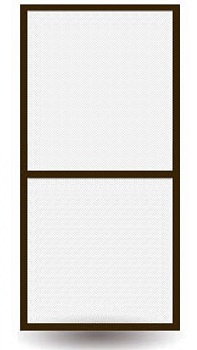 сетка москитная рамочная 100*200см, коричневая