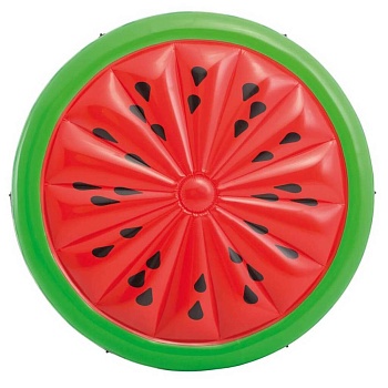 intex матрас надувной "арбуз", 183x23см, 56283eu