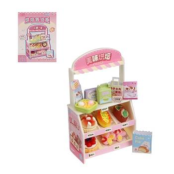 набор для творчества "магазинчик" с аксессуарами, eps, pp, 4,5х12,5х8,5см, 2 дизайна