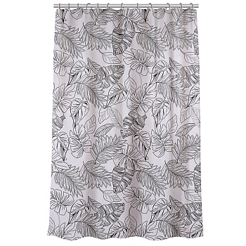 vetta шторка для ванной, пева, 60 г/м2, 180х180см, листья, 030 от магазина Барс