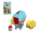 игроленд питомец с акс., 4 пр., pvc, abs, 6,5х6,5х11см, 6 видов интернет-магазин «Барс»