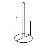 держатель для бумажных полотенец тм vetta, 16х30см, сталь q195, цвет черный от магазина Барс