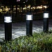 Светильник садовый на солн. батарее тм INBLOOM, 6х6х38,5см,1LED, белый, AAA100mAh Ni-MH, 1реж.,PP