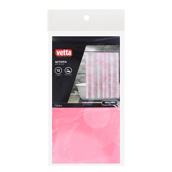 vetta шторка для ванной, пева, 12 г/м2, 180x180 см, мрамор, 610 от магазина Барс