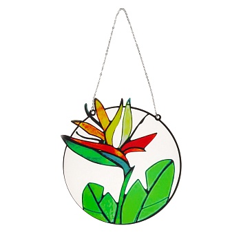 inbloom украшение для окна витражное "каменный цветок", 13х14см, акрил от магазина Барс