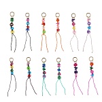 подвеска брелок паракорд и бусины тм юl wish, нейлон, пластик, 21,5 см, 6 дизайнов