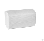 полотенца бумажные 250л. v-слож,1-слой 35г/м2.соло 1/20