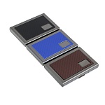 кардхолдер книжка с защитой от считывания 6 слотов тм юl, алюминий, пластик, 9,8х6,5 см, 3 цвета