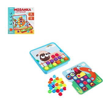 развивающая игрушка "мозаика для малышей", игроленд, pp, картон