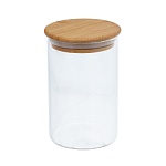 банка для сыпучих продуктов, стекло, бамбук.крышка, 300мл интернет-магазин «Барс»