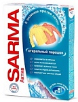 порошок стиральный 400г сарма актив горная свежесть для цветного белья, универсал /22