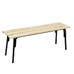 лавка "хит" 118x33x45см, древесина хвойных пород + металл от магазина Барс