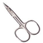 юниlook ножницы маникюрные для ногтей и кутикулы с загнутыми лезвиями, сталь, 8,8см