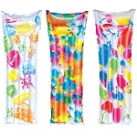 bestway модный надувной матрас, пвх, 183х69см, яркий, 44033
