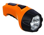фонарь аккумуляторный 4 ярк. led, вилка 220в, пластик, 13x5,3 см чингисхан  от магазина Барс