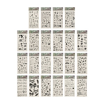 тату переводные, тм галамарт, 10x20 см, 21 дизайн