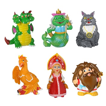 by сказки копилка 8-18см, полистоун, 6 дизайнов