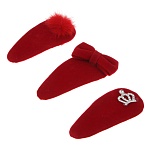 юниlook зажим для волос, 7,8см, сплав, полиэстер, 3 дизайна, acs-138нг