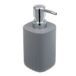 диспенсер для жидкого мыла тм vetta сидней, 250мл, пластик, pp, серый, 7x16см от магазина Барс