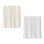 шторка для ванной тм vetta ноа, полиэстер 90гр., 180x180 см, 2 цвета - бежевый, серый от магазина Барс