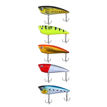 azor fishing поппер "рокет" 70мм, 7,5г, f, 0-0,10м, 5 цветов
